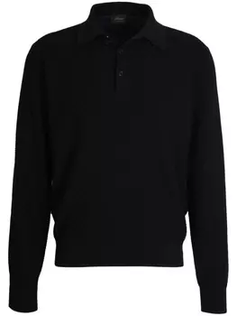 Футболка поло Trama Brioni, черный