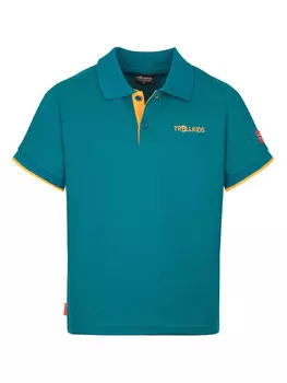 Футболка поло Trollkids, синий