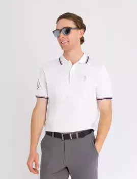 Футболка поло U.S. Polo Assn 135 Anniversary Pique, белый