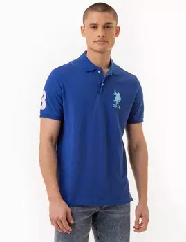 Футболка поло U.S. Polo Assn. Big Logo Solid, синий