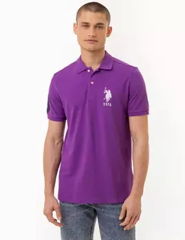 Футболка поло U.S. Polo Assn. Big Logo Solid, фиолетовый