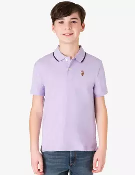 Футболка поло U.S. Polo Assn. Boys Interlock, сиреневый