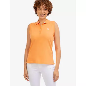 Футболка-поло U.S. Polo Assn. Classic Sleeveless, оранжевый