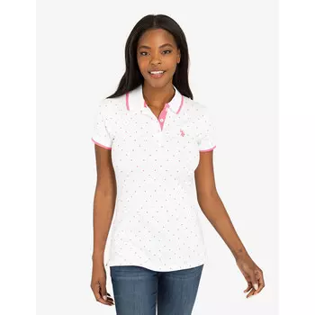 Футболка-поло U.S. Polo Assn. Dot Print, белый
