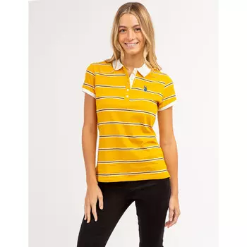 Футболка-поло U.S. Polo Assn. Horizontal Multi Striped, желтый