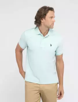 Футболка-поло U.S. Polo Assn Interlock, мятный