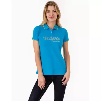 Футболка-поло U.S. Polo Assn. Lurex Script Tipped, синий