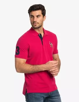 Футболка поло U.S. Polo Assn. Multi Color Big Logo, красный