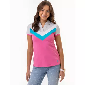Футболка-поло U.S. Polo Assn. Open Placket Chevron, розовый