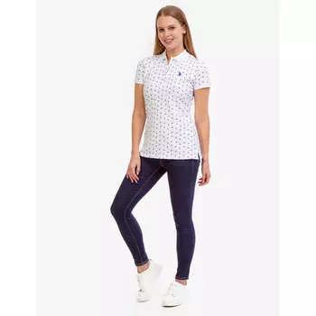 Футболка-поло U.S. Polo Assn. Palm Tree, белый