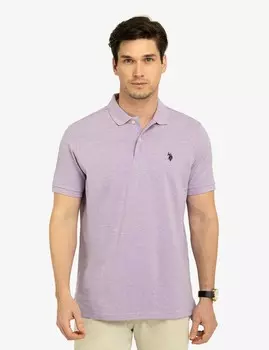 Футболка поло U.S. Polo Assn. Pique Small Logo, фиолетовый
