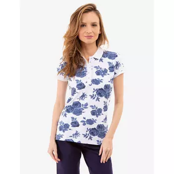 Футболка-поло U.S. Polo Assn. Rose Print, белый