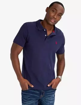 Футболка поло U.S. Polo Assn. Solid Interlock, темно-синий