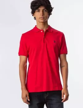 Футболка поло U.S. Polo Assn. Solid Interlock, красный