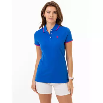 Футболка-поло U.S. Polo Assn. Tipped Solid, синий