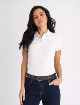 Футболка-поло U.S. Polo Assn Tonal Uniform, белый