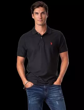Футболка поло U.S. Polo Assn. Ultimate Pique Solid, черный
