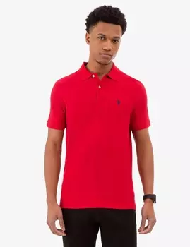 Футболка поло U.S. Polo Assn. Ultimate Pique Solid, красный