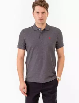 Футболка поло U.S. Polo Assn. Ultimate Pique Solid, серый