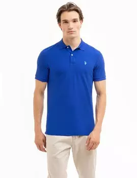Футболка поло U.S. Polo Assn. Ultimate Pique Solid, синий