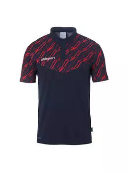 Футболка поло uhlsport , цвет marine/rot