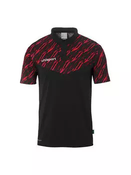 Футболка поло uhlsport , цвет schwarz/rot