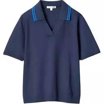 Футболка поло Uniqlo х JW Anderson Sleeved Jumper, темно-синий