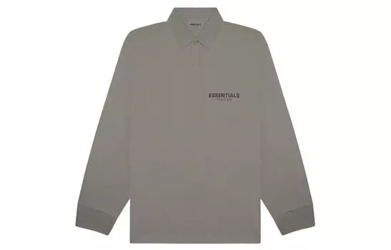 ФУТБОЛКА ПОЛО унисекс Fear of God Essentials, Цемент