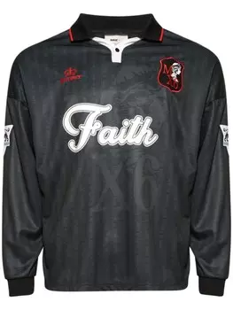 Футболка-поло «Вера» SAINT MXXXXXX, черный