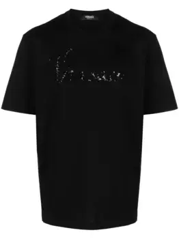 Футболка поло Versace Nautical, черный