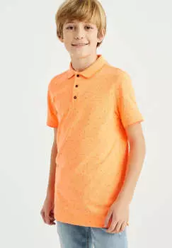 Футболка-поло WE Fashion, оранжевый