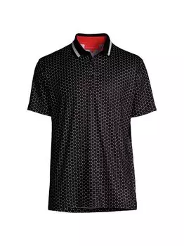 Футболка-поло Wells с принтом Redvanly