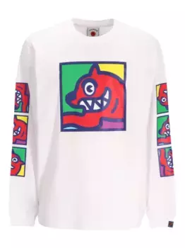 Футболка Pop Art Running Dog ICECREAM, белый