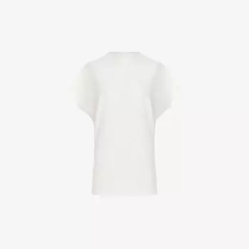 Футболка Poppy из джерси с высоким воротником Reiss, бежевый