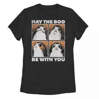 Футболка Porg для юниоров «Звездные войны» «Да пребудет с тобой Бу» Licensed Character