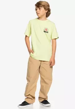 Футболка PORPOISES Quiksilver, зеленый