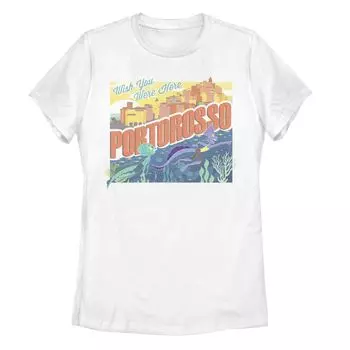 Футболка Portorosso Disney/Pixar Luca Juniors с надписью «Wish You Were Here» Licensed Character