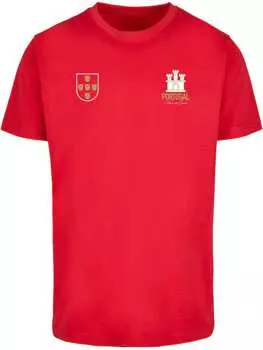 Футболка Portugal Trikot Tee Mister Tee, красный