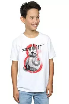 Футболка «Последний джедай BB-8 Roll With It» Star Wars, белый