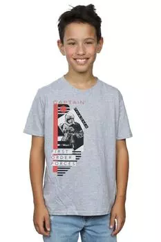 Футболка «Последний джедай, капитан Фазма» Star Wars, серый