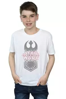 Футболка «Последний джедай с символом Крэша» Star Wars, белый