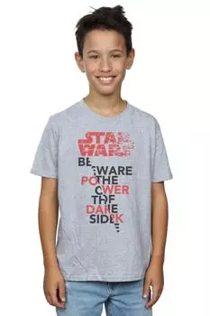 Футболка «Последняя сила джедая темной стороны» Star Wars, серый