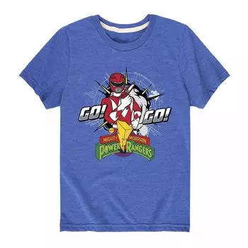 Футболка Power Rangers Go Go для мальчиков 8–20 лет с рисунком Licensed Character