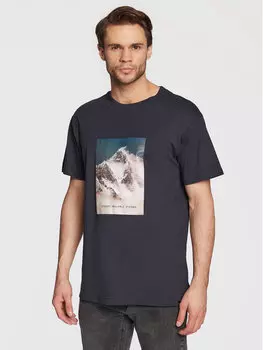 Футболка повседневного кроя Solid, синий