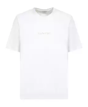 Футболка повседневного стиля Lanvin, белый