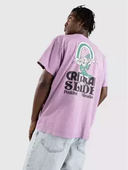 Футболка «Позитивные вибрации» Tcss, фиолетовый