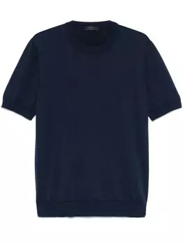 Футболка Prada из хлопка, синий