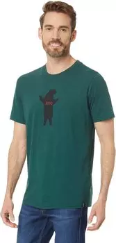 Футболка Prana Bear Squeeze Journeyman Slim Fit, цвет Deep Pine Heather
