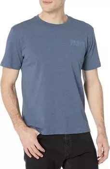 Футболка Prana Bishop Creek Short Sleeve Tee Standard Fit, цвет Denim Heather