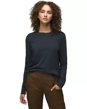 Футболка Prana Everyday Vintage-Washed LS Tee, цвет Stormy Night